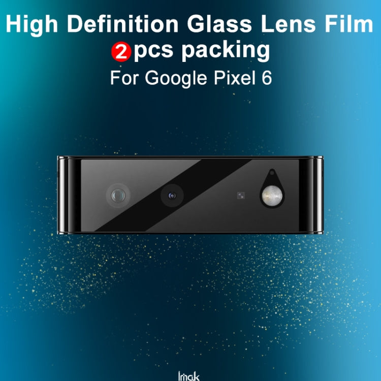 For Google Pixel 6 Pro 2 PCS IMAK HD Glass Rear Camera Lens Film - Google Tempered Glass by imak | Online Shopping UK | buy2fix