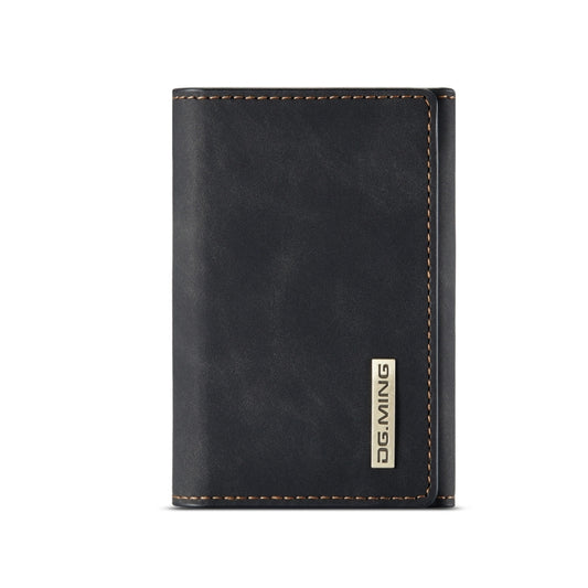 DG.MING M1 Series 3-Fold Multi Card Wallet(Black) by DG.MING