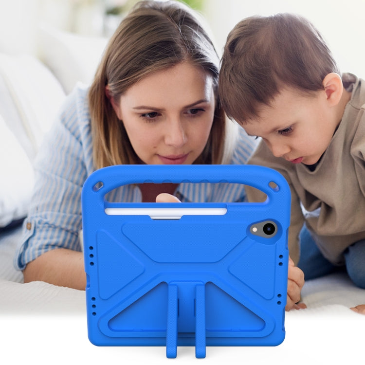 For iPad mini 2024 / mini 6 Handle Portable EVA Shockproof Tablet Case with Triangle Holder(Blue) - iPad mini 6 Cases by buy2fix | Online Shopping UK | buy2fix