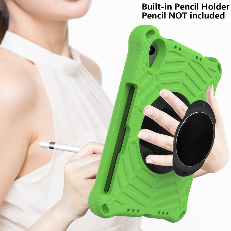 For iPad mini 2024 / mini 6 Spider King EVA Tablet Case with Shoulder Strap & Holder & Pen Slot(Green) - iPad mini 6 Cases by buy2fix | Online Shopping UK | buy2fix