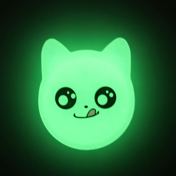Naughty Smile Cute Cartoon Pet Collar Anti-lost Tracker Silicone Case For AirTag(Fluorescent Green) - Pet Series by Mutural | Online Shopping UK | buy2fix