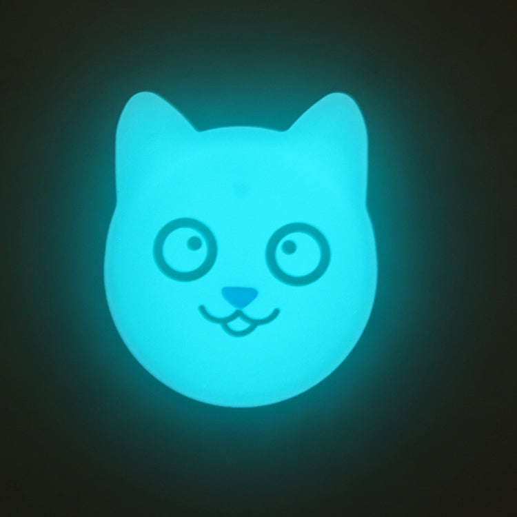 Hanhan Smile Cute Cartoon Pet Collar Anti-lost Tracker Silicone Case For AirTag(Fluorescent Blue) - Pet Series by Mutural | Online Shopping UK | buy2fix