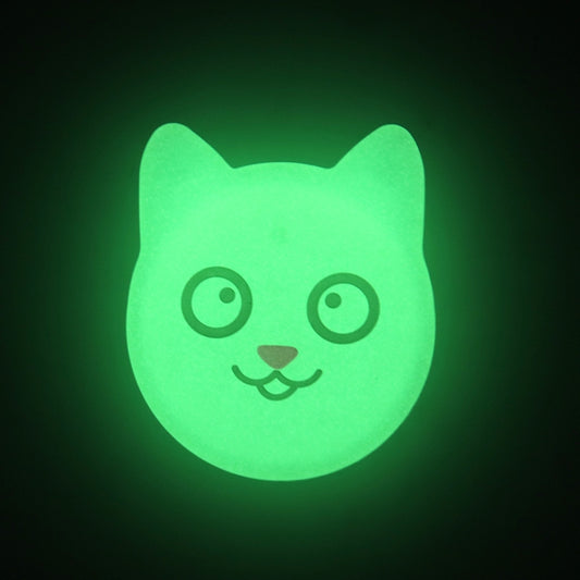 Hanhan Smile Cute Cartoon Pet Collar Anti-lost Tracker Silicone Case For AirTag(Fluorescent Green) by Mutural