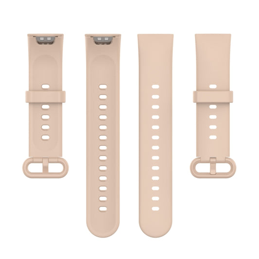 For Xiaomi Redmi Watch 2 Solid Color Silicone Strap Watch Band(Cherry Blossom Pink) by buy2fix
