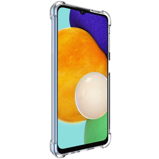 For Samsung Galaxy A13 5G imak All-inclusive Shockproof Airbag TPU Phone Case with Screen Protector(Transparent) by imak