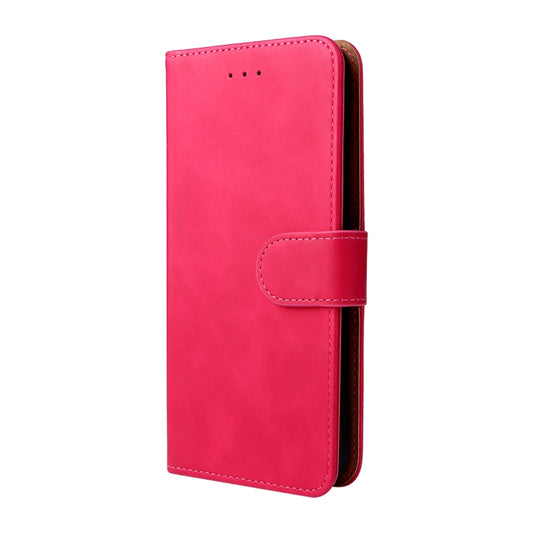 For Blackview Oscal C20 Solid Color Skin Feel Magnetic Buckle Horizontal Flip PU Phone Case(Rose Gold) by buy2fix