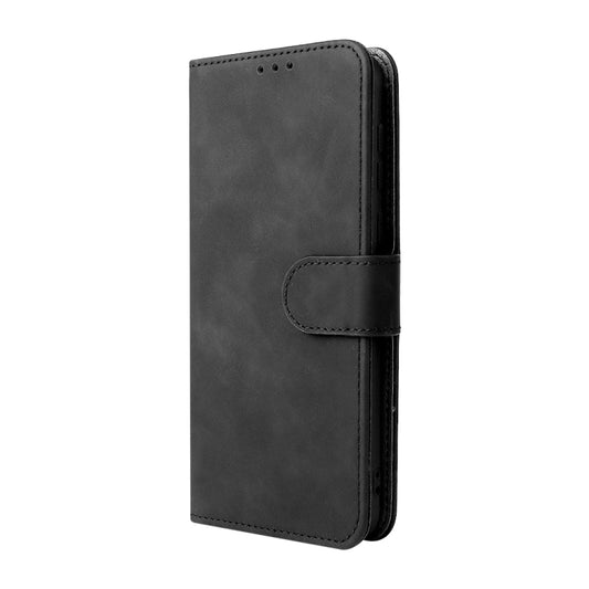 For Blackview Oscal C20 Solid Color Skin Feel Magnetic Buckle Horizontal Flip PU Phone Case(Black) by buy2fix