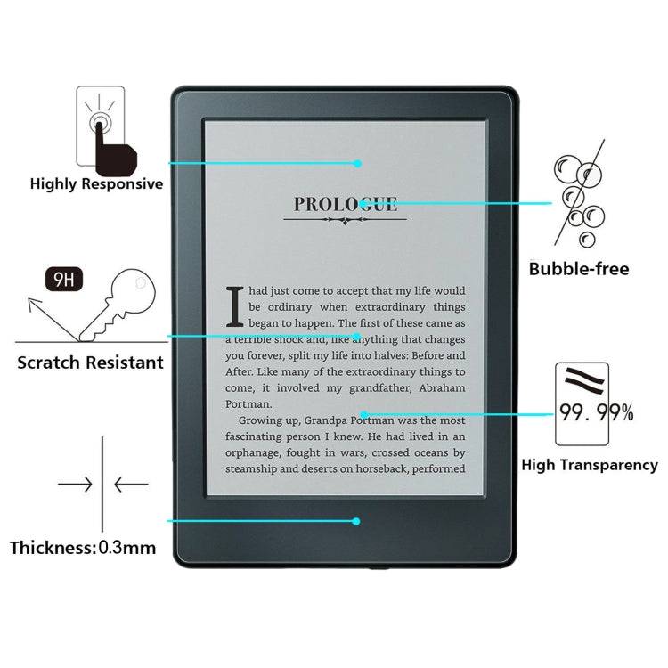 25 PCS 9H 2.5D Explosion-proof Tempered Tablet Glass Film For Amazon Kindle 8th 2016 - Others by buy2fix | Online Shopping UK | buy2fix