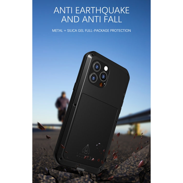 For iPhone 13 Pro Max LOVE MEI Metal Shockproof Life Waterproof Dustproof Protective Phone Case (Silver) - iPhone 13 Pro Max Cases by LOVE MEI | Online Shopping UK | buy2fix