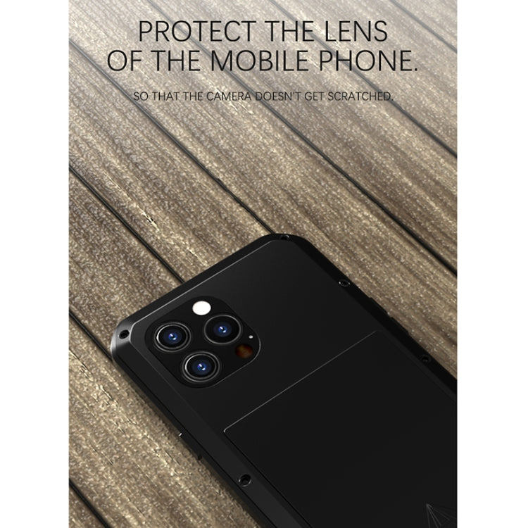 For iPhone 13 Pro Max LOVE MEI Metal Shockproof Life Waterproof Dustproof Protective Phone Case (White) - iPhone 13 Pro Max Cases by LOVE MEI | Online Shopping UK | buy2fix