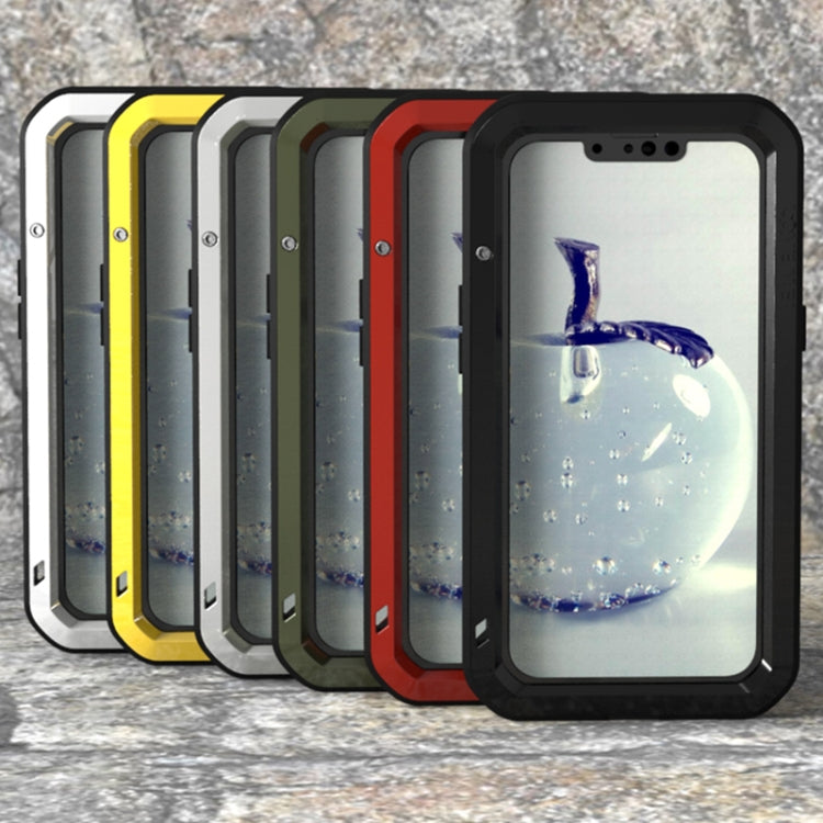 For iPhone 13 Pro Max LOVE MEI Metal Shockproof Life Waterproof Dustproof Protective Phone Case (White) - iPhone 13 Pro Max Cases by LOVE MEI | Online Shopping UK | buy2fix