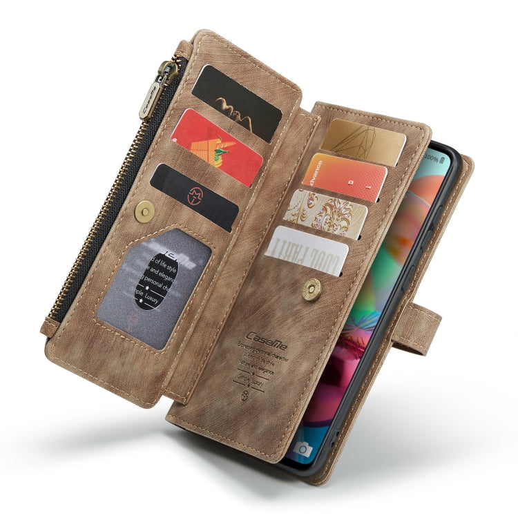 For Samsung Galaxy A71 4G CaseMe-C30 Multifunctional Horizontal Flip PU + TPU Phone Case(Brown) - Galaxy Phone Cases by CaseMe | Online Shopping UK | buy2fix