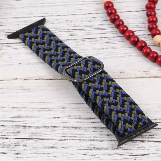 Nylon Braid Strap Watch Band For Apple Watch Ultra 49mm&Watch Ultra 2 49mm / Series 9&8&7 45mm / SE 3&SE 2&6&SE&5&4 44mm / 3&2&1 42mm(28) by buy2fix