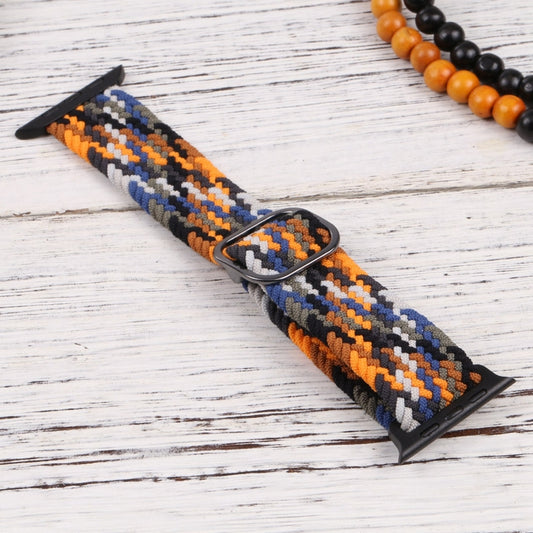 Nylon Braid Strap Watch Band For Apple Watch Ultra 49mm&Watch Ultra 2 49mm / Series 9&8&7 45mm / SE 3&SE 2&6&SE&5&4 44mm / 3&2&1 42mm(39) by buy2fix