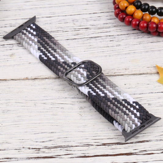 Nylon Braid Strap Watch Band For Apple Watch Ultra 49mm&Watch Ultra 2 49mm / Series 9&8&7 45mm / SE 3&SE 2&6&SE&5&4 44mm / 3&2&1 42mm(8) by buy2fix