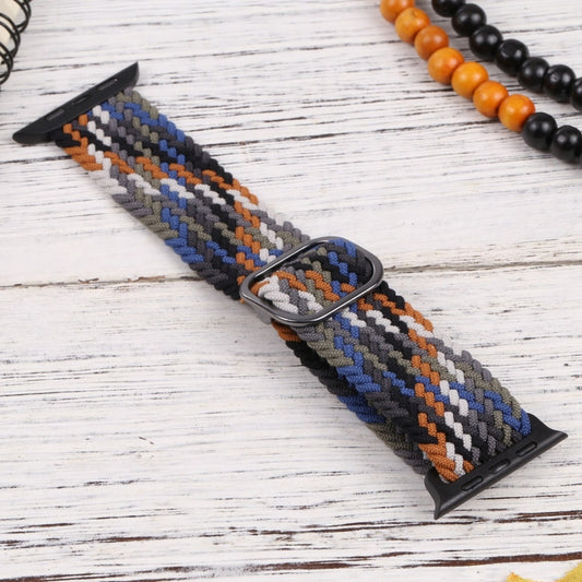 Nylon Braid Strap Watch Band For Apple Watch Ultra 49mm&Watch Ultra 2 49mm / Series 9&8&7 45mm / SE 3&SE 2&6&SE&5&4 44mm / 3&2&1 42mm(16) by buy2fix