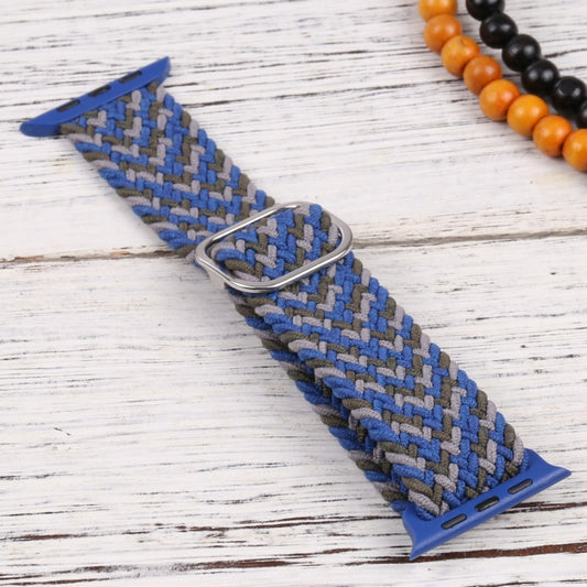 Nylon Braid Strap Watch Band For Apple Watch Ultra 49mm&Watch Ultra 2 49mm / Series 9&8&7 45mm / SE 3&SE 2&6&SE&5&4 44mm / 3&2&1 42mm(17) by buy2fix