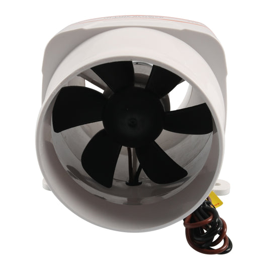 A6608-01 4 inch 12V 6-Blade Yacht Exhaust Fan by buy2fix
