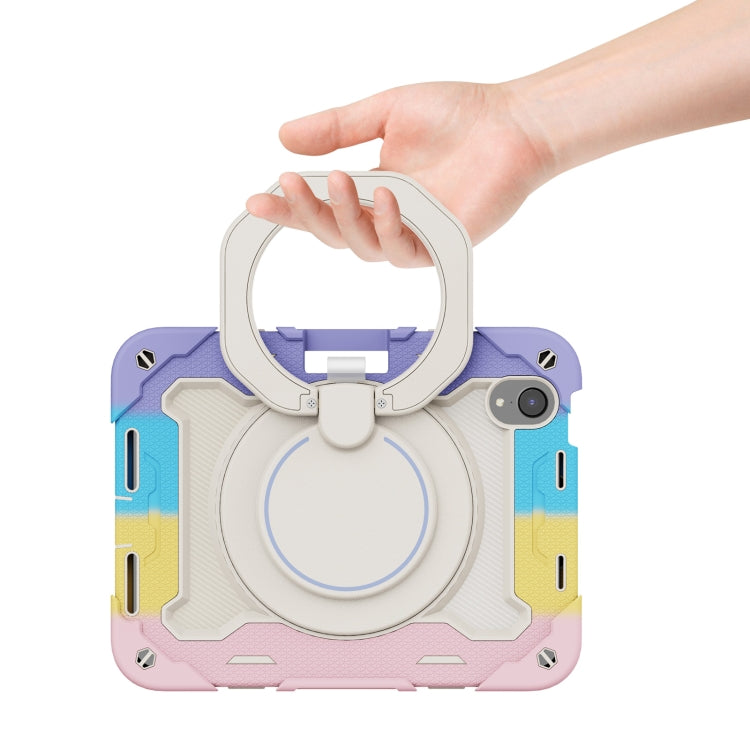 For iPad mini 2024 / mini 6 Armor Contrast Color Silicone + PC Tablet Case(Colorful Pink) - iPad mini 6 Cases by buy2fix | Online Shopping UK | buy2fix