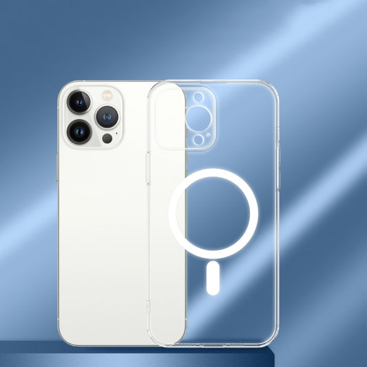 For iPhone 13 Matte Glass Magsafe Magnetic Phone Case by buy2fix