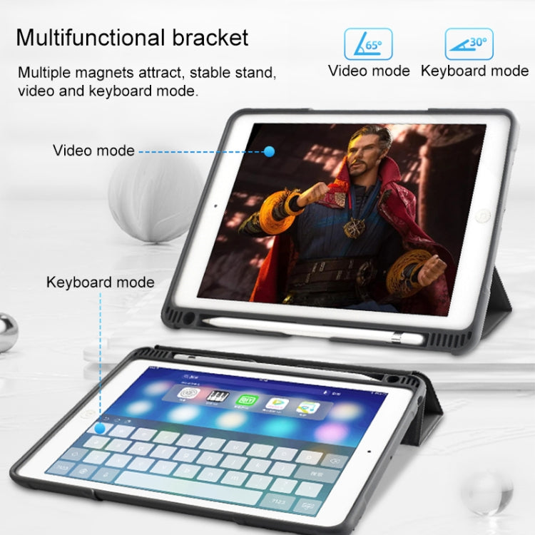 For iPad 9.7 Mutural Horizontal Flip PC + TPU + PU Leather Case with Holder & Pen Slot(Red) - iPad Pro 9.7 inch Cases by Mutural | Online Shopping UK | buy2fix