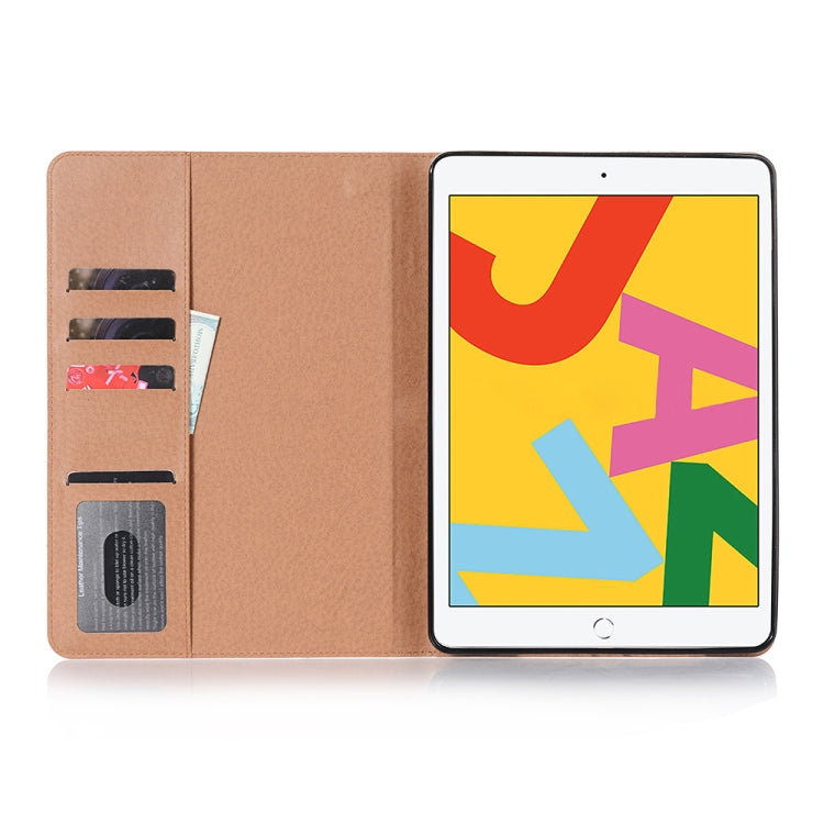 For iPad 10.2 / 10.5 Retro Book Style Horizontal Flip Leather Case with Holder & Card Slots & Wallet(Brown) - iPad 10.2 Cases by buy2fix | Online Shopping UK | buy2fix