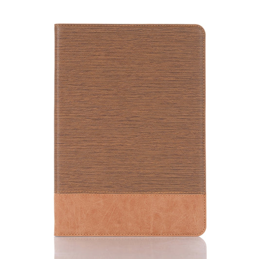 For iPad 10.2 / 10.5 Cross Texture Horizontal Flip PU Leather Case with Holder & Card Slots & Wallet(Brown) - iPad 10.2 Cases by buy2fix | Online Shopping UK | buy2fix