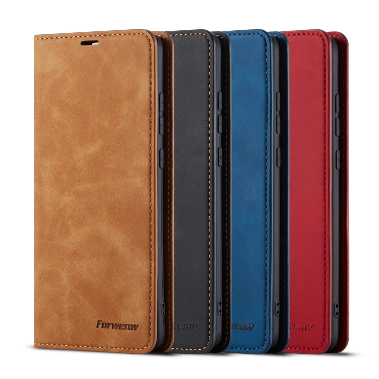 For Huawei Mate 20 Forwenw Dream Series Oil Edge Strong Magnetism Horizontal Flip Leather Case with Holder & Card Slots & Wallet & Photo Frame(Brown) - Huawei Cases by Forwenw | Online Shopping UK | buy2fix