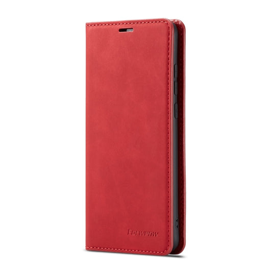 For Huawei P30 Forwenw Dream Series Oil Edge Strong Magnetism Horizontal Flip Leather Case with Holder & Card Slots & Wallet & Photo Frame(Red) - Huawei Cases by Forwenw | Online Shopping UK | buy2fix