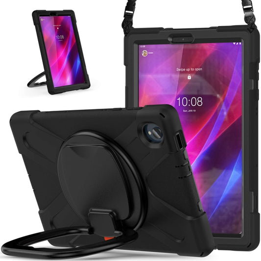 For Lenovo Tab K10 / M10 Plus Silicone + PC Protective Tablet Case(Black) - Lenovo by buy2fix | Online Shopping UK | buy2fix