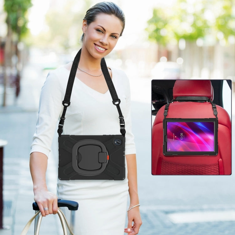 For Lenovo Tab K10 / M10 Plus Silicone + PC Protective Tablet Case(Black) - Lenovo by buy2fix | Online Shopping UK | buy2fix