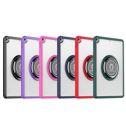 Shadow PC Tablet Case with Ring Holde For iPad 10.2 / 10.5 2019 / 2020(Red) - iPad Pro 10.5 inch Cases by buy2fix | Online Shopping UK | buy2fix