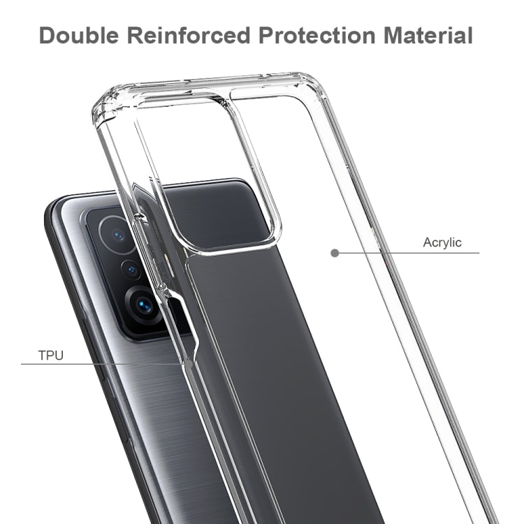 For Xiaomi Mi 11T / 11T Pro Shockproof Scratchproof TPU + Acrylic Protective Phone Case(Black) - Xiaomi Cases by buy2fix | Online Shopping UK | buy2fix