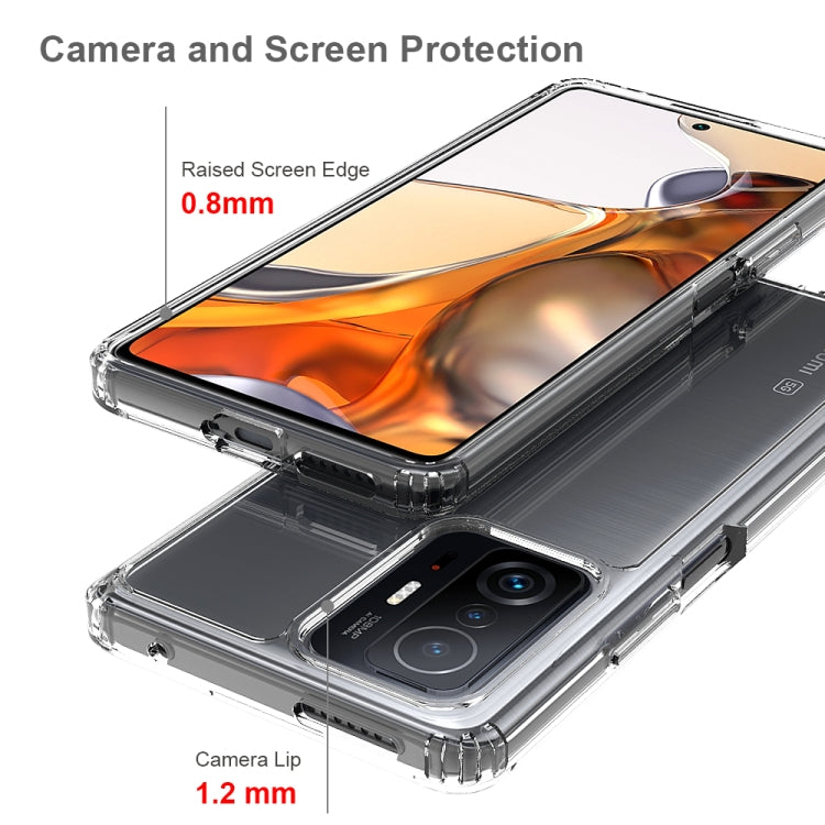 For Xiaomi Mi 11T / 11T Pro Shockproof Scratchproof TPU + Acrylic Protective Phone Case(Black) - Xiaomi Cases by buy2fix | Online Shopping UK | buy2fix