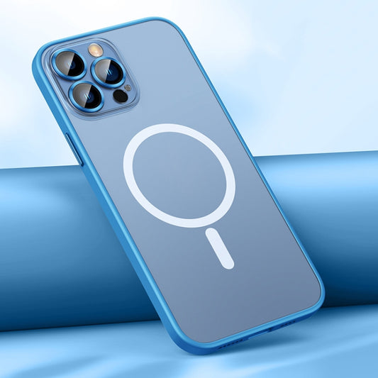 For iPhone 13 Pro Max MagSafe Matte Phone Case (Sierra Blue) by buy2fix