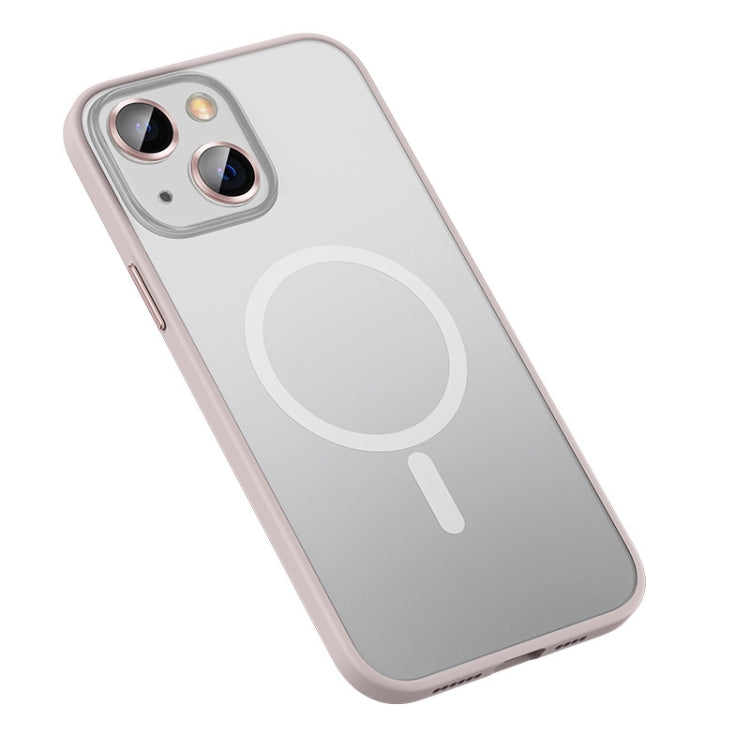 For iPhone 12 MagSafe Matte Phone Case(Pink) - iPhone 12 / 12 Pro Cases by buy2fix | Online Shopping UK | buy2fix