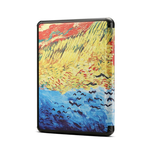 For Amazon Kindle Paperwhite 5 2021 Pattern PU Leather Tablet Case(Van Gogh Oil Painting) by buy2fix