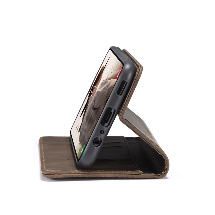 For Samsung Galaxy A13 4G/A13 5G/A04S/A04/M13 5G CaseMe 013 Multifunctional Horizontal Flip Leather Phone Case(Coffee) - Galaxy Phone Cases by CaseMe | Online Shopping UK | buy2fix