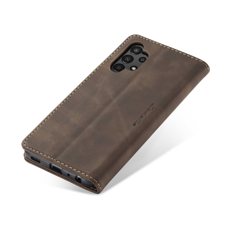 For Samsung Galaxy A13 4G/A13 5G/A04S/A04/M13 5G CaseMe 013 Multifunctional Horizontal Flip Leather Phone Case(Coffee) - Galaxy Phone Cases by CaseMe | Online Shopping UK | buy2fix