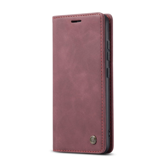 For Samsung Galaxy S22 CaseMe 013 Multifunctional Horizontal Flip Leather Phone Case(Wine Red) by CaseMe