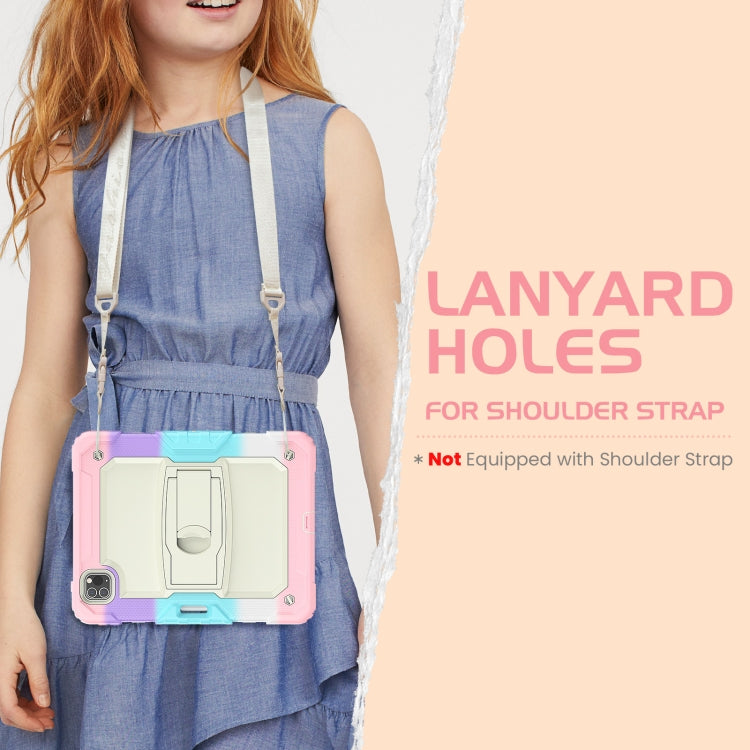 For iPad Pro 11 2022 / 2021 / 2020 / 2018 Silicone + PC Tablet Case with Holder(Camouflage Pink) - iPad Pro 11 (2022/2021) Cases by buy2fix | Online Shopping UK | buy2fix