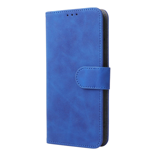 For Ulefone Note 6 Skin Feel Magnetic Flip Leather Phone Case(Blue) by buy2fix