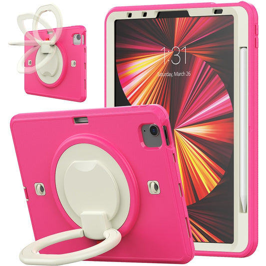 For iPad Pro 11 2022 / 2021 TPU + PC Tablet Case(Rose Red) - iPad Pro 11 (2022/2021) Cases by buy2fix | Online Shopping UK | buy2fix