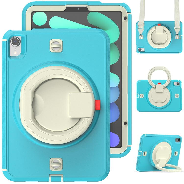 For iPad mini 6 / mini 2024 TPU Hybrid PC Tablet Case(Light Blue) - iPad mini 6 Cases by buy2fix | Online Shopping UK | buy2fix