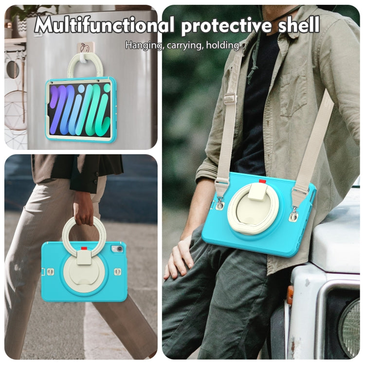 For iPad mini 6 / mini 2024 TPU Hybrid PC Tablet Case(Light Blue) - iPad mini 6 Cases by buy2fix | Online Shopping UK | buy2fix