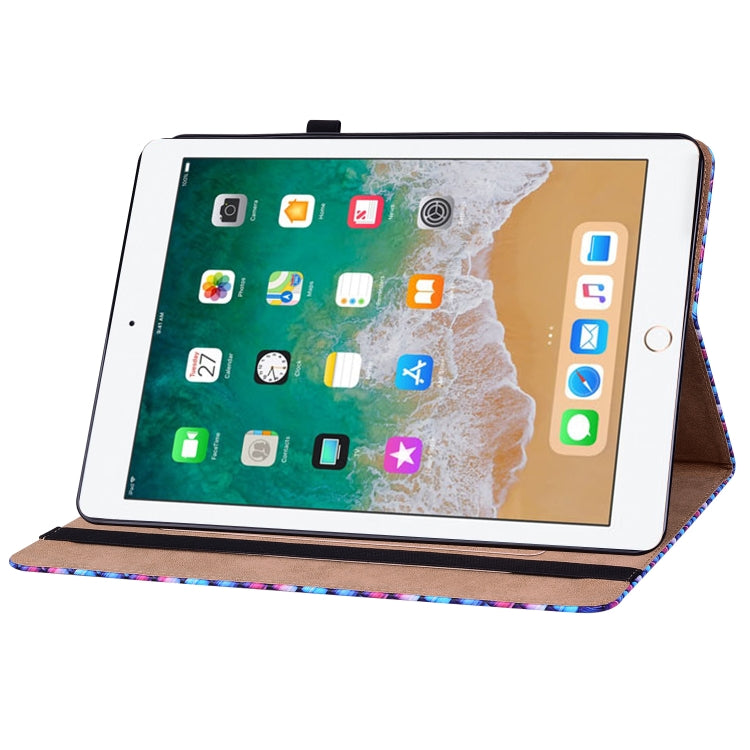Color Weave Smart Leather Tablet Case For iPad Pro 9.7 2018 / 2017(Blue) - iPad 9.7 (2018) & (2017) Cases by buy2fix | Online Shopping UK | buy2fix