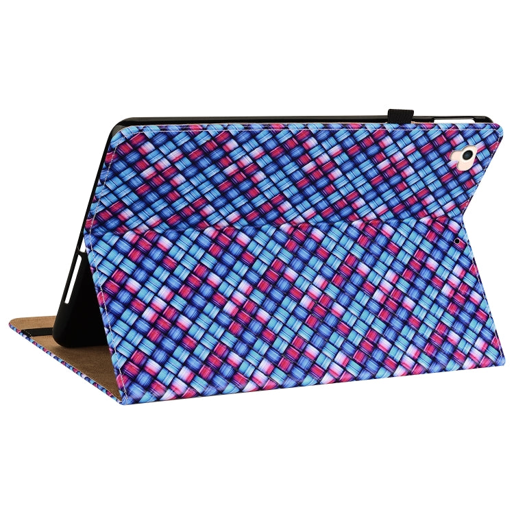 Color Weave Smart Leather Tablet Case For iPad Pro 9.7 2018 / 2017(Blue) - iPad 9.7 (2018) & (2017) Cases by buy2fix | Online Shopping UK | buy2fix