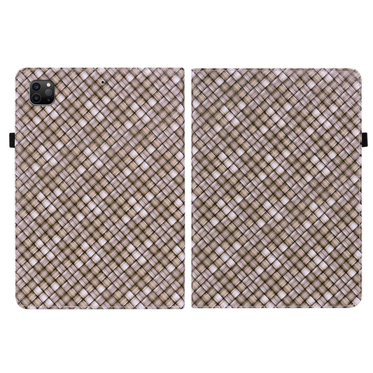 Color Weave Smart Leather Tablet Case For iPad Pro 11 2021 / 2020 / 2018 / Air 2020 10.9 (Brown) - iPad Pro 11 (2020) Cases by buy2fix | Online Shopping UK | buy2fix