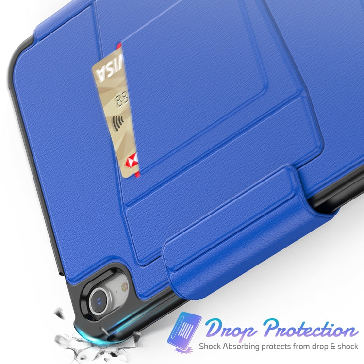 For iPad mini 6 / mini 2024 Smart B Magnetic Leather Tablet Case(Blue) - iPad mini 6 Cases by buy2fix | Online Shopping UK | buy2fix