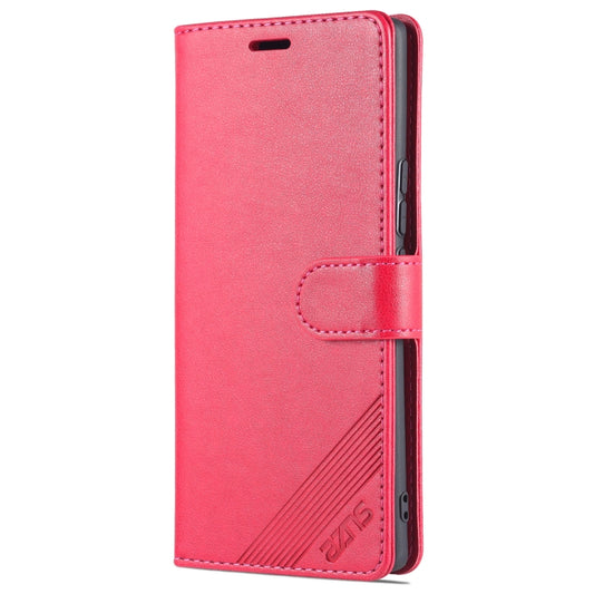 For Honor 60 AZNS Sheepskin Texture Flip Leather Phone Case(Red) by AZNS